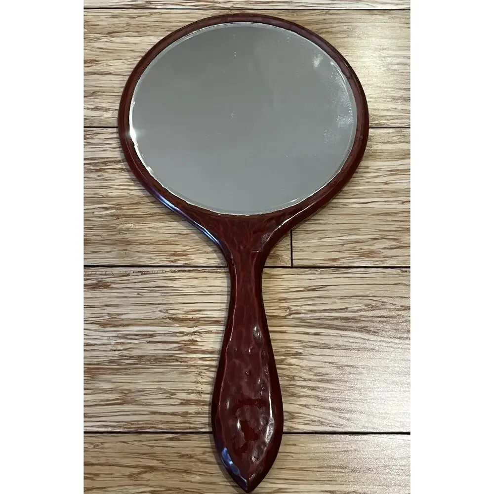 JAPANESE WOOD Or Resin KAMAKURABORI HAND MIRROR Wings Design VTG
